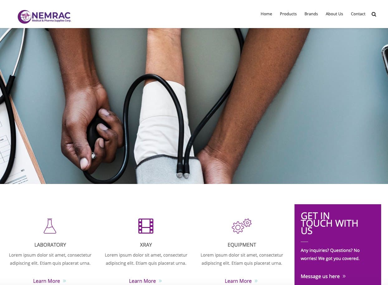 Nemrac Medical & Pharma Supplies Corp. project cover